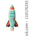 Rocket Spaceship illustration. 110176293