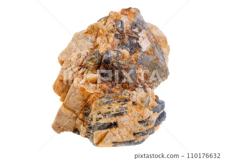 macro mineral stone sapphire on a white background macro mineral stone sapphire on a white background 110176632