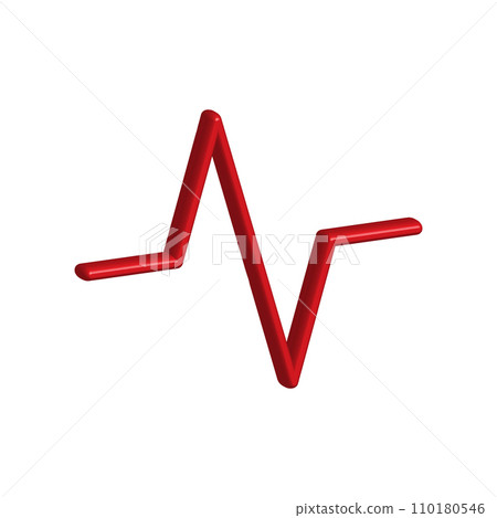 Illustration Vector graphic of heart pulse icon Illustration Vector graphic of heart pulse icon 110180546