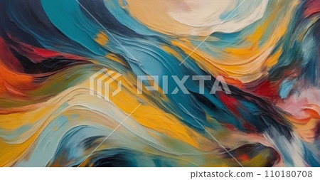 Oil paint drawing. Abstract colored background. Abstraction in the style of impressionism. Modern surrealist painting. Good as a poster for wall decor. Surreal design. Oil paint drawing. Abstract colored background. Abstraction in the style of impressionism. Modern surrealist painting. Good as a poster for wall decor. Surreal design. 110180708