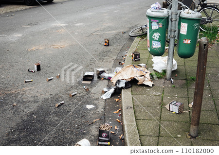 German New Year's trash 110182000