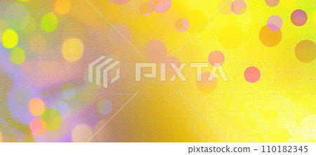 Yellow widescreen bokeh background for seasonal, holidays, celebrations and various design works 110182345