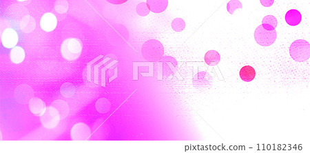 Pink widescreen bokeh background for seasonal, holidays, celebrations and various design works 110182346