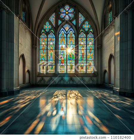 Beautiful stained glass 110182400