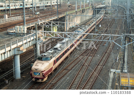 Night express "Noto" 489 series bonnet car 110183388