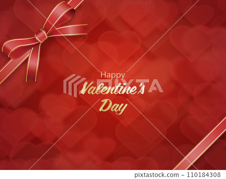 Red heart background 110184308