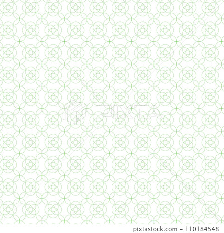 Green geometric floral seamless pattern background 110184548