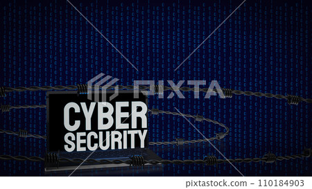 The cyber security for technology and it concept 3d rendering. The cyber security for technology and it concept 3d rendering. 110184903