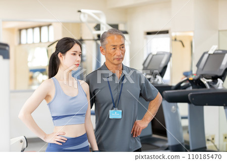 健身房形象私人教練健身房教練運動教練 110185470