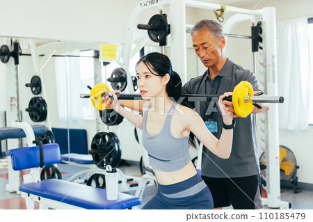 Personal trainer management menu Personal trainer management menu 110185479