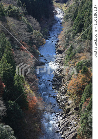 道山川（吉野川最長的支流）富鄉溪谷（從下游到上游） 110186137