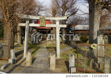 Scenery of the shrine adjacent to Kanai Yakushido near Shimodate Station in Chikusei City, Ibaraki Prefecture Scenery of the shrine adjacent to Kanai Yakushido near Shimodate Station in Chikusei City, Ibaraki Prefecture 110186384