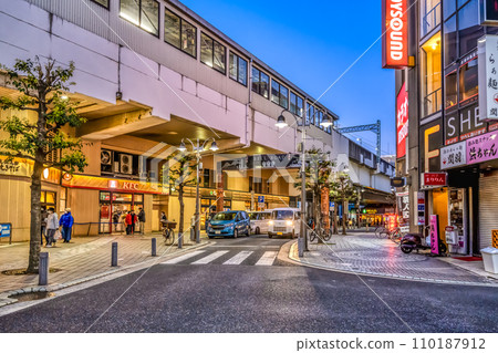 Urban landscape of Tsurumi Ward, Yokohama City, Tsurumi Station, Bell Road Urban landscape of Tsurumi Ward, Yokohama City, Tsurumi Station, Bell Road 110187912