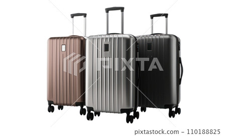 luggage on the transparent background luggage on the transparent background 110188825