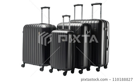 luggage on the transparent background luggage on the transparent background 110188827