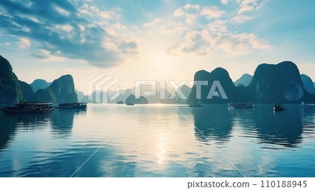 Ha Long Bay Vietnam beautiful landmark Ha Long Bay Vietnam beautiful landmark 110188945