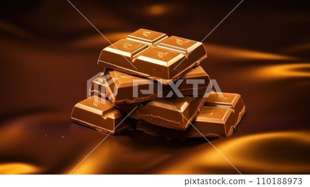 The golden chocolate of Valentine's day The golden chocolate of Valentine's day 110188973