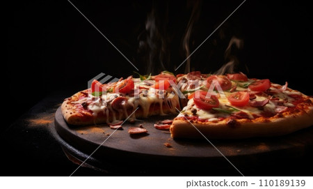 the pizza ready to eat the pizza ready to eat 110189139