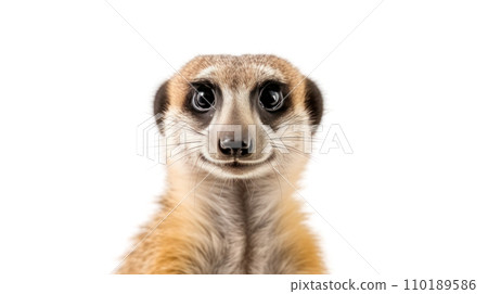 A meerkat on the transparent background A meerkat on the transparent background 110189586
