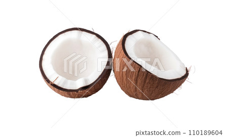 A coconut on the transparent background A coconut on the transparent background 110189604