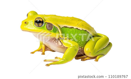 Frog beautiful colorful on the transparent background Frog beautiful colorful on the transparent background 110189767