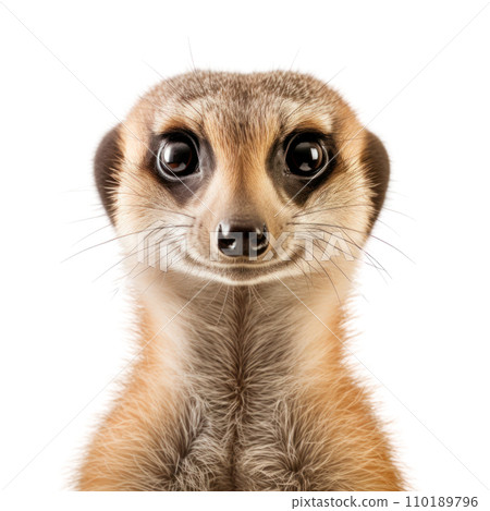 A meerkat on the transparent background A meerkat on the transparent background 110189796