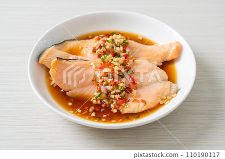 Poached Trout with Yuzu Ponzu Sauce Poached Trout with Yuzu Ponzu Sauce 110190117