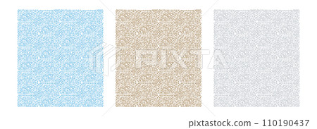 Set of abstract geometric patterns. Seamless vector backgrounds. Colored ornaments Graphic modern patterns Simple lattice graphic design 110190437