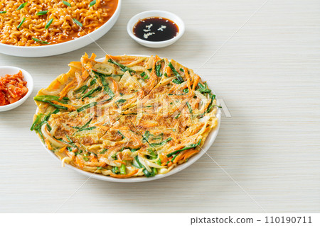 Pajeon or Korean pancake or Korean pizza 110190711