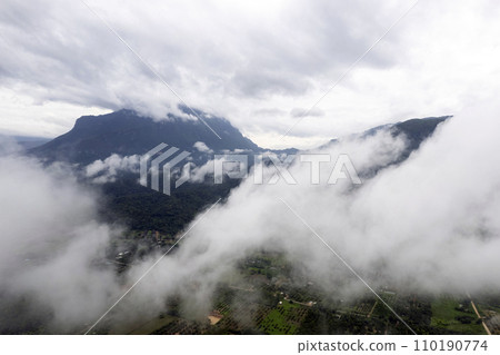 Doi Luang Chiang Dao Chiang Mai Thailand. beautiful sun rise 110190774