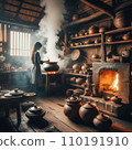 做飯的婦女 110191910