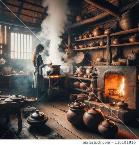 做飯的婦女 做飯的婦女 110191910
