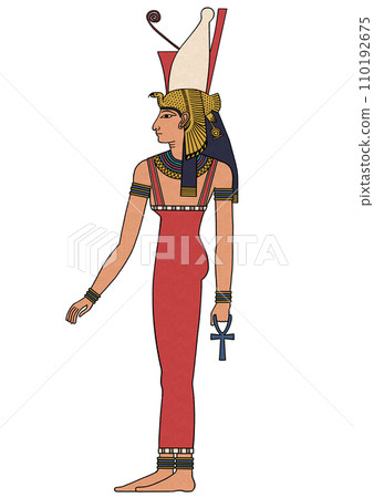 Egyptian mythology Mut - Stock Illustration [110192675] - PIXTA