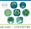 Illustration of the seven herbs of spring 110192780