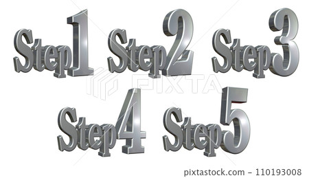 3DCG characters [Step1/Step2/Step3/Step4/Step5] Silver, Silver 110193008
