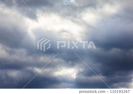 Cloudy sky Cloudy sky with bad weather Cloudy sky Cloudy sky with bad weather 110193267