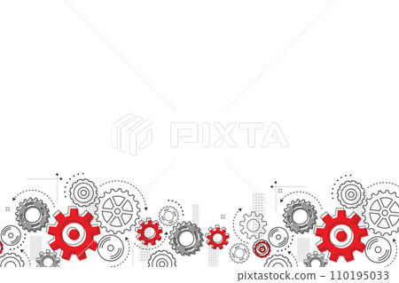 Abstract gear wheel mechanism background. Machine technology. Vector illustration Abstract gear wheel mechanism background. Machine technology. Vector illustration 110195033