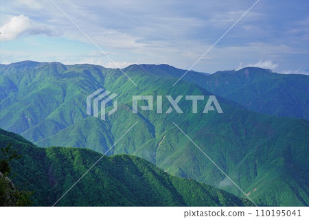 從大夢山崩塌現場看身延山脈 從大夢山崩塌現場看身延山脈 110195041