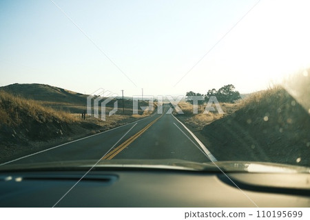Driving through rural America 110195699