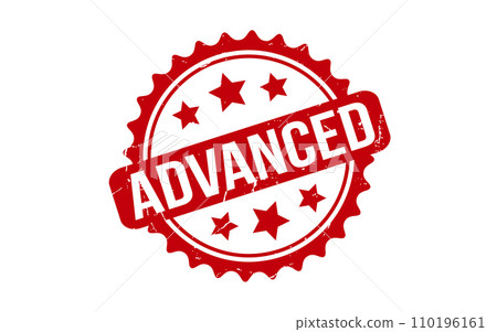 Advanced Rubber Stamp Seal Vector 110196161