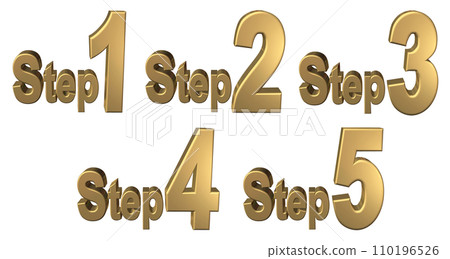 3DCG characters [Step1/Step2/Step3/Step4/Step5] Gold, gold 110196526