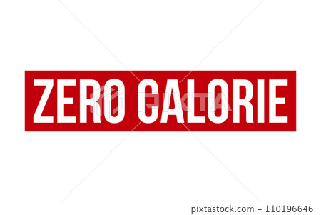 Zero Calorie Rubber Stamp Seal Vector 110196646