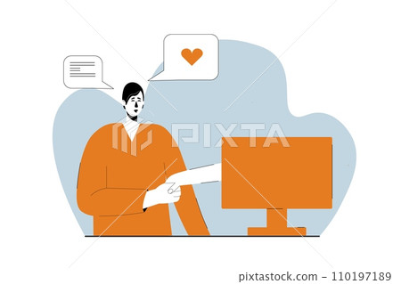 Smart jewelry isolated cartoon vector illustrations set. Wearable connected to smartphone, smart bracelet collects health-tracking data, wearing NFC ring, digital accessories vector cartoon. 110197189