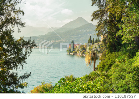 Mountains and Lake Como Mountains and Lake Como 110197557