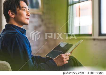 cool male portrait cool male portrait 110199388