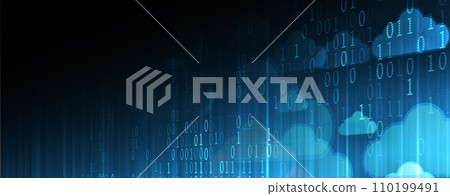 Modern cloud technology. Integrated digital web concept background Modern cloud technology. Integrated digital web concept background 110199491