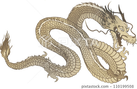 dragon illustration 110199508