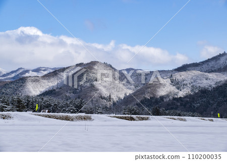白馬村的雪景 白馬村的雪景 110200035