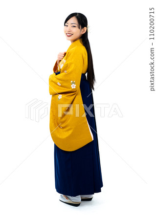 A woman in a hakama A woman in a hakama 110200715