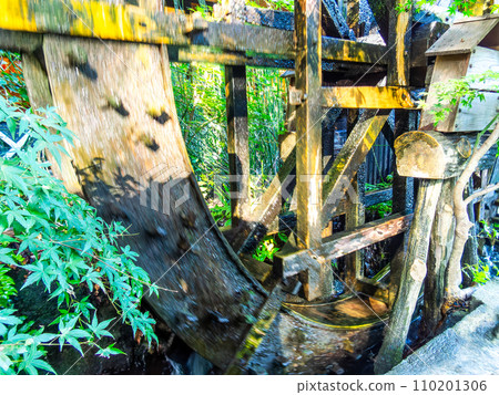 Landscape with a water wheel 110201306